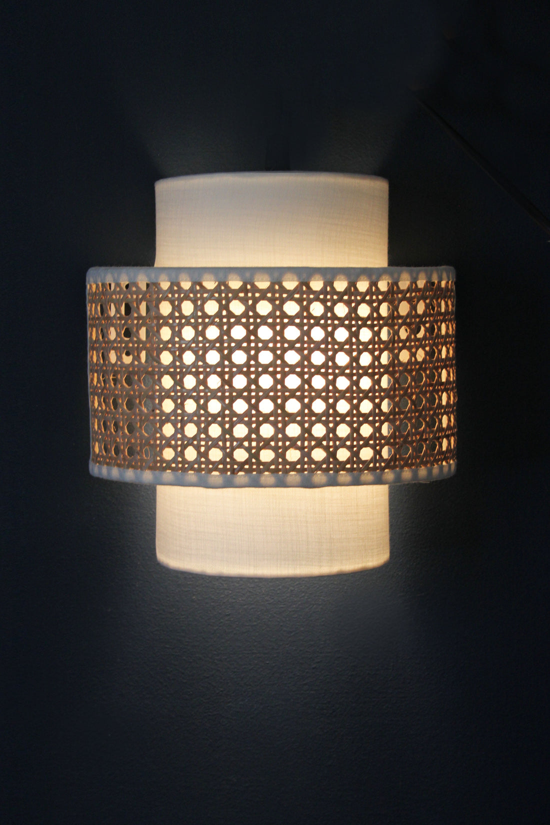 Karat x Rattan Wall Lamp in stock