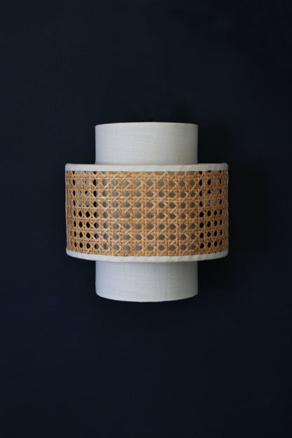 Karat x Rattan Wall Lamp in stock