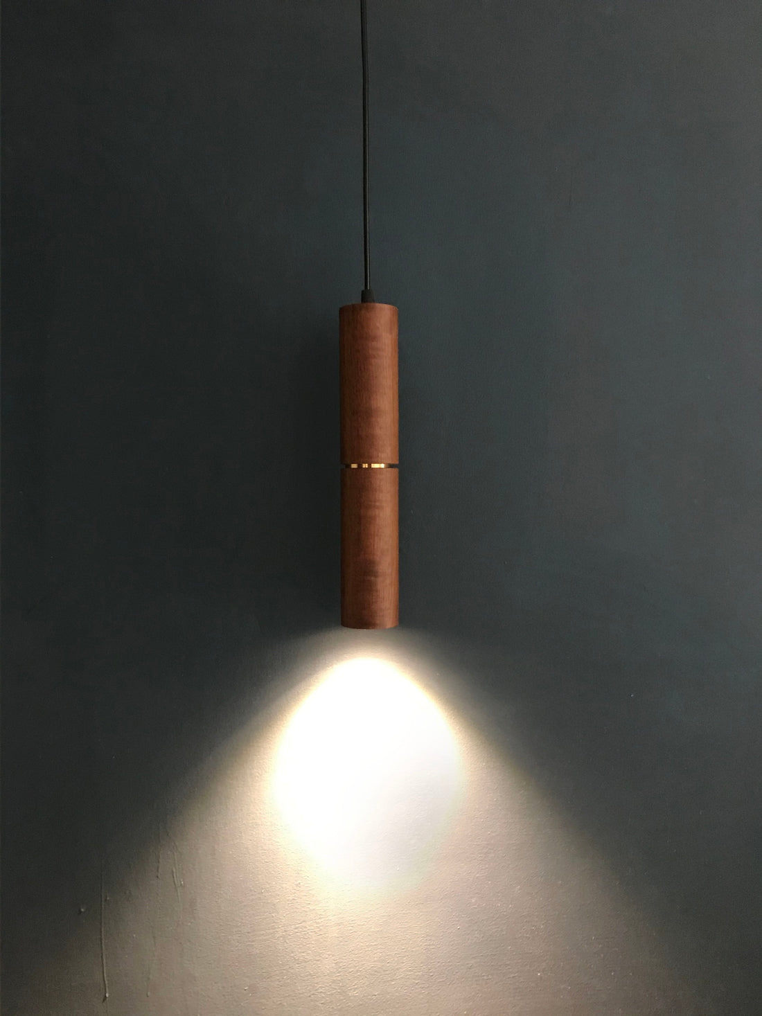 Poise Teak Pendant Lamp In stock