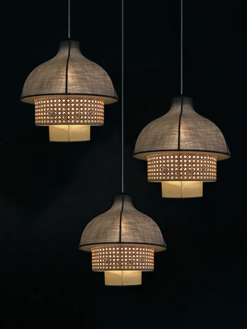 Kanna Grey Pendant Lamp Cluster