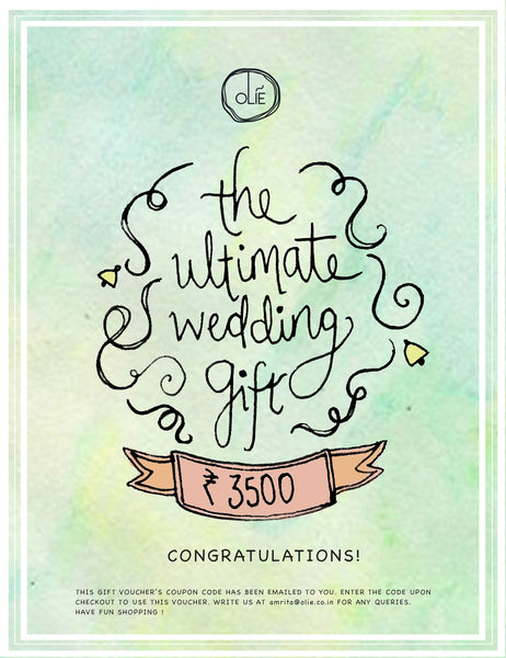 The Ultimate Wedding Gift Voucher