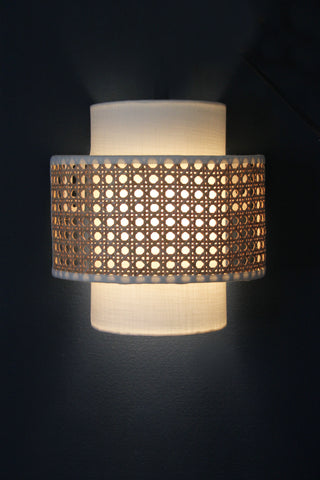 Karat x Rattan Wall Lamp
