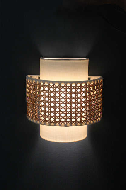 Karat x Rattan Wall Lamp