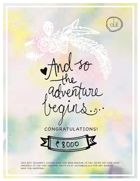 The Adventure Begins Gift Voucher