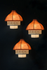 Kanna Amber Pendant Lamp Cluster