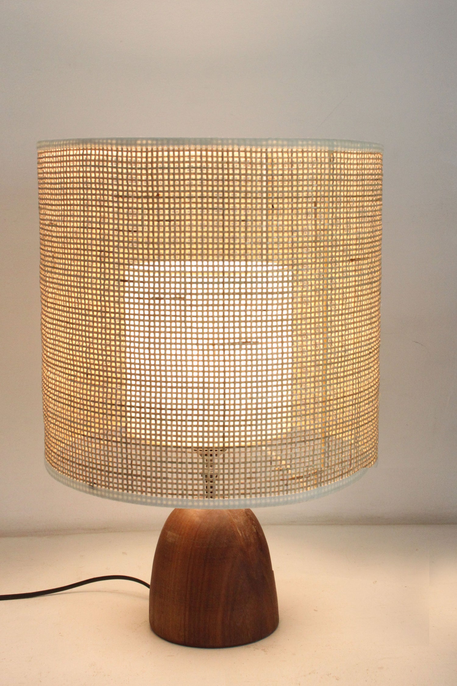 Gingham Table Lampshade