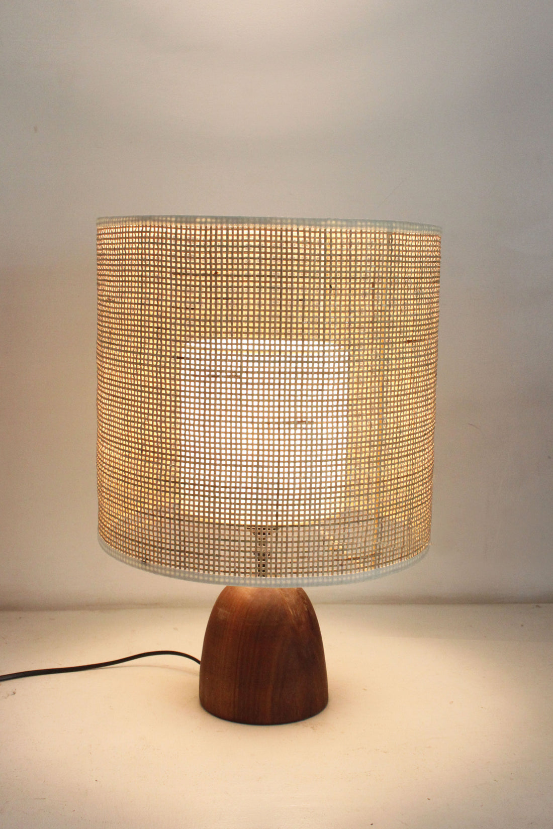 Gingham Table Lampshade