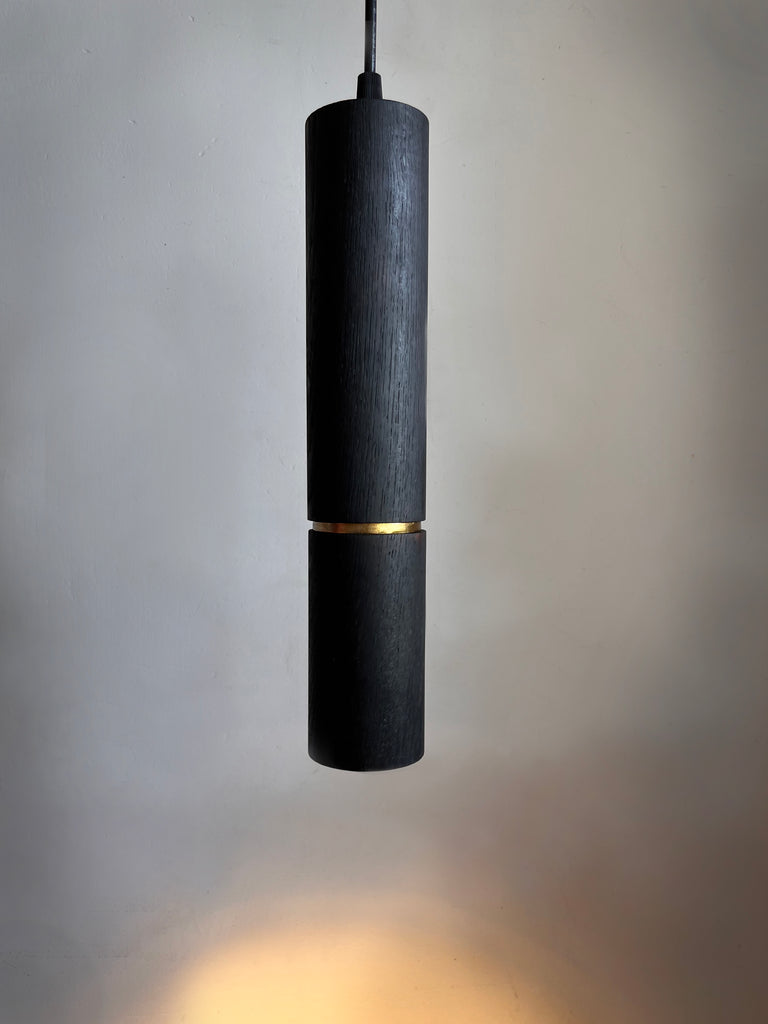 Charred wood Poise Pendant Lamp
