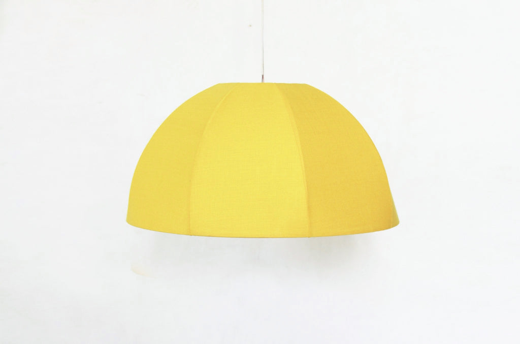 Inside Out Yellow Dome Pendant